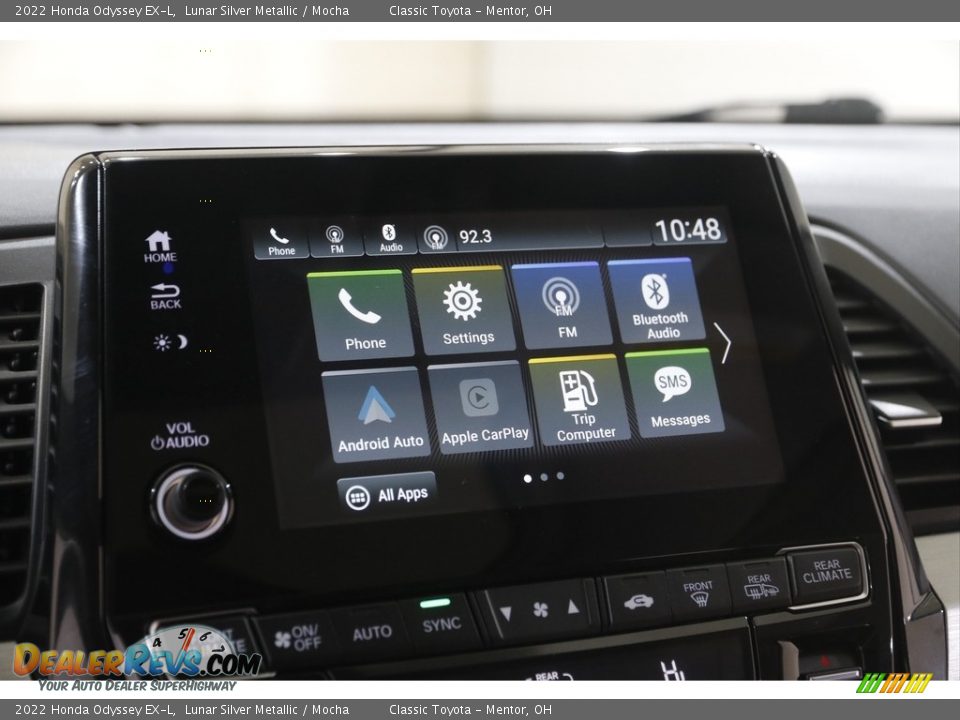 2022 Honda Odyssey EX-L Lunar Silver Metallic / Mocha Photo #10