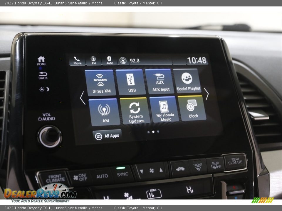 2022 Honda Odyssey EX-L Lunar Silver Metallic / Mocha Photo #11