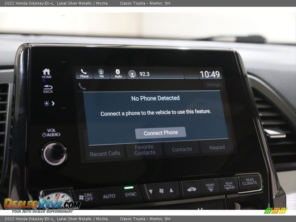 2022 Honda Odyssey EX-L Lunar Silver Metallic / Mocha Photo #12