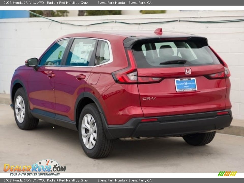 2023 Honda CR-V LX AWD Radiant Red Metallic / Gray Photo #2