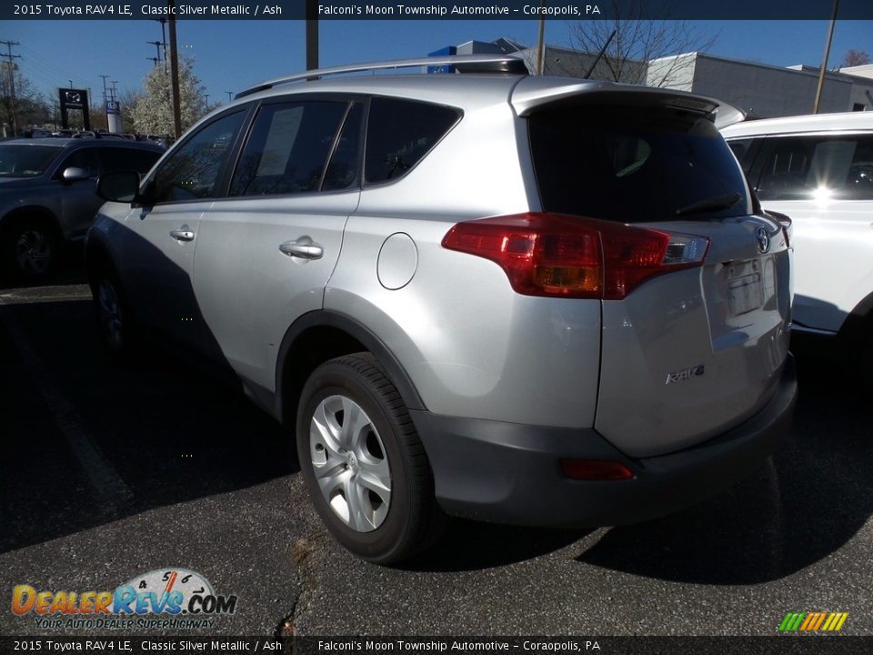 2015 Toyota RAV4 LE Classic Silver Metallic / Ash Photo #2