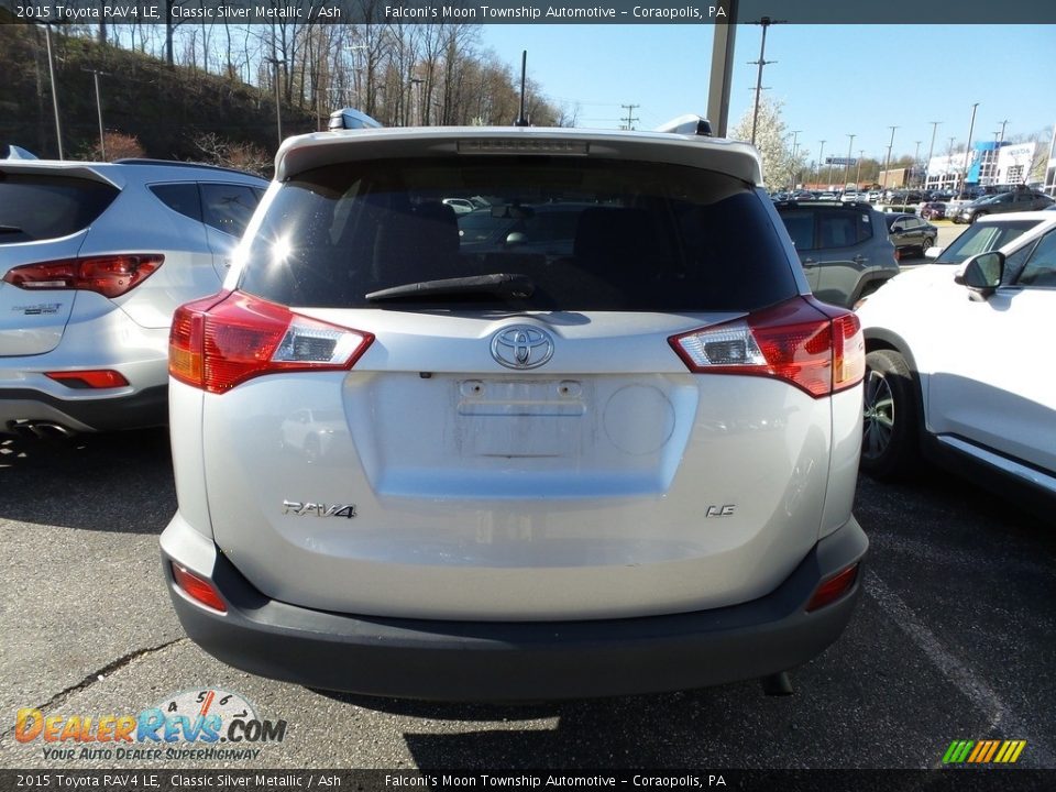 2015 Toyota RAV4 LE Classic Silver Metallic / Ash Photo #3