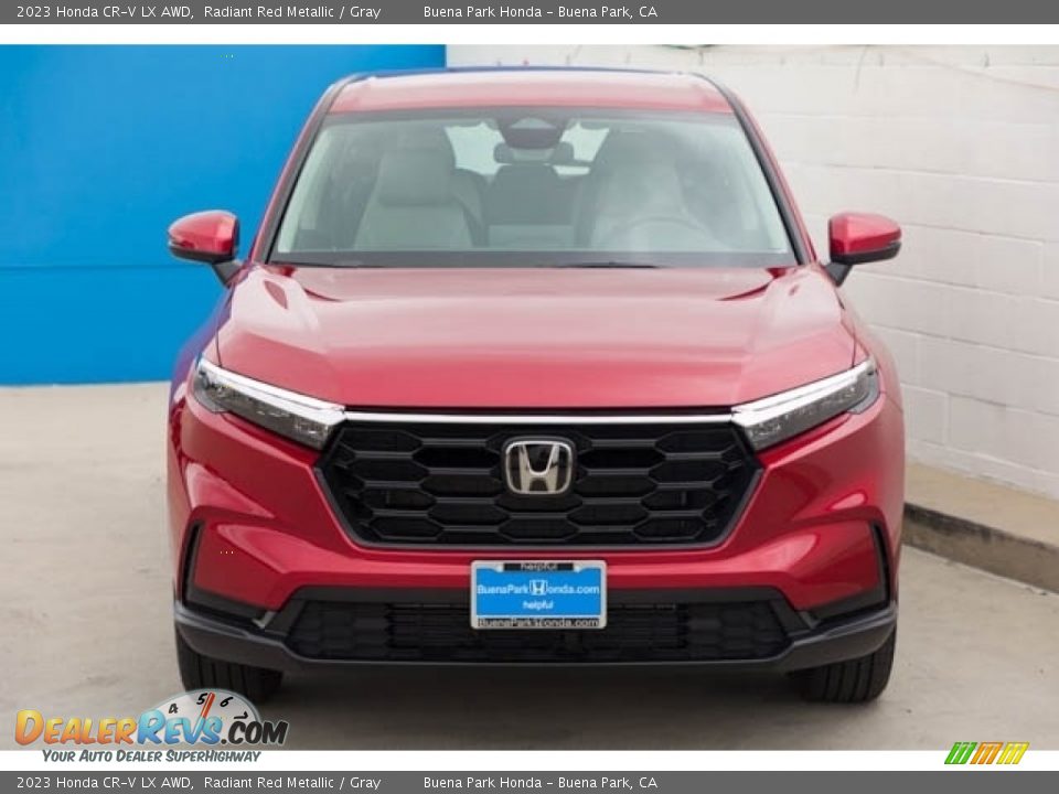 2023 Honda CR-V LX AWD Radiant Red Metallic / Gray Photo #3