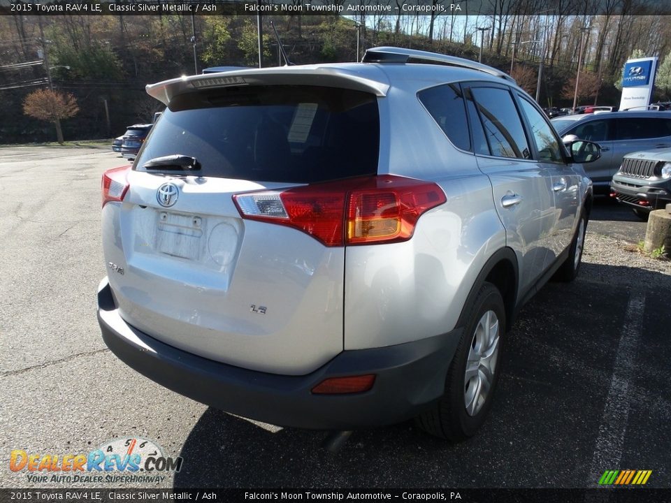 2015 Toyota RAV4 LE Classic Silver Metallic / Ash Photo #4