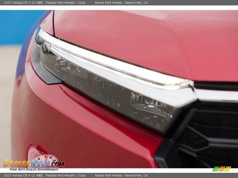 2023 Honda CR-V LX AWD Radiant Red Metallic / Gray Photo #4