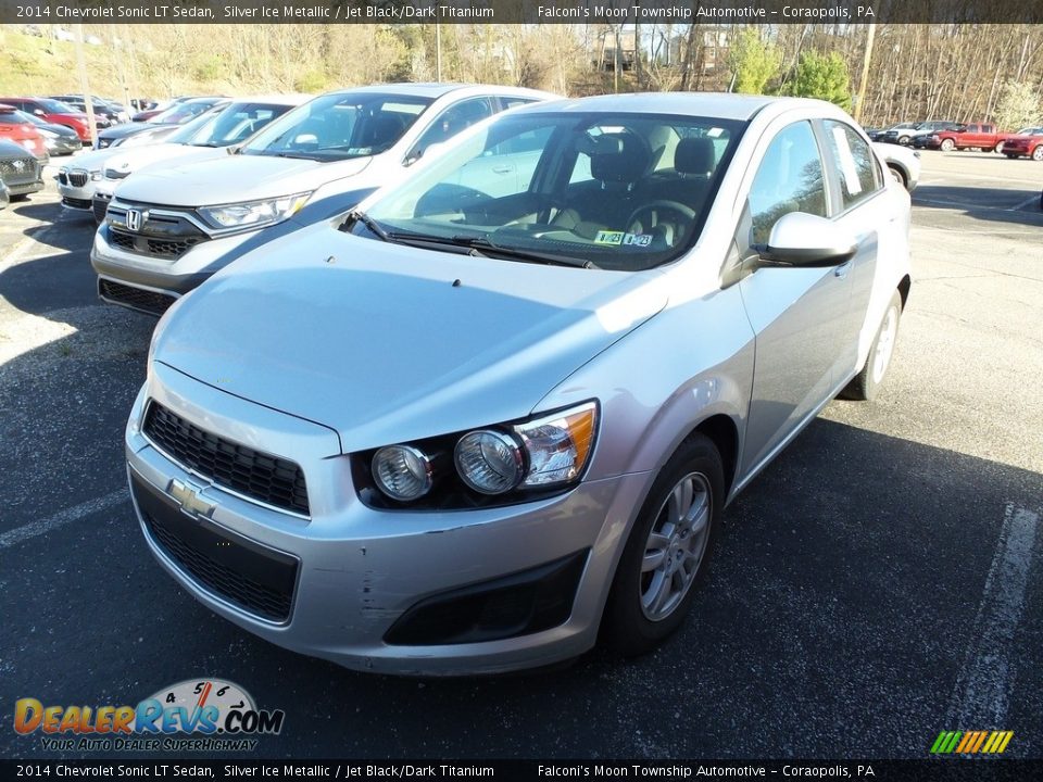 2014 Chevrolet Sonic LT Sedan Silver Ice Metallic / Jet Black/Dark Titanium Photo #1