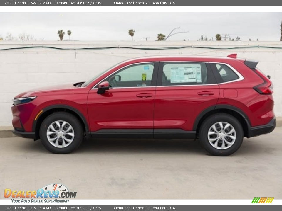 Radiant Red Metallic 2023 Honda CR-V LX AWD Photo #6