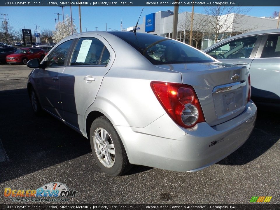 2014 Chevrolet Sonic LT Sedan Silver Ice Metallic / Jet Black/Dark Titanium Photo #2