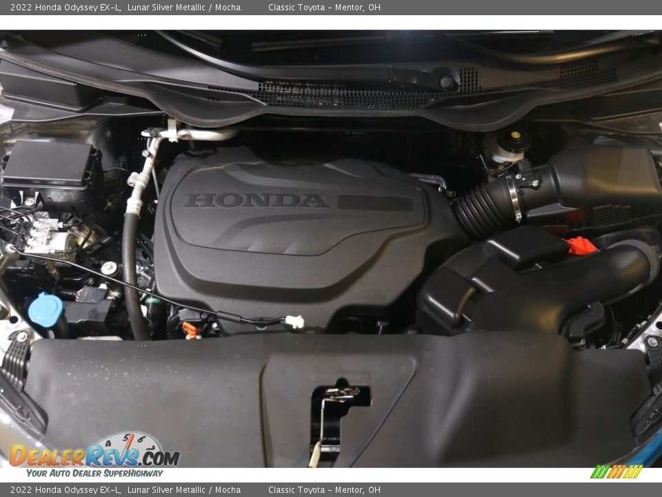 2022 Honda Odyssey EX-L Lunar Silver Metallic / Mocha Photo #22