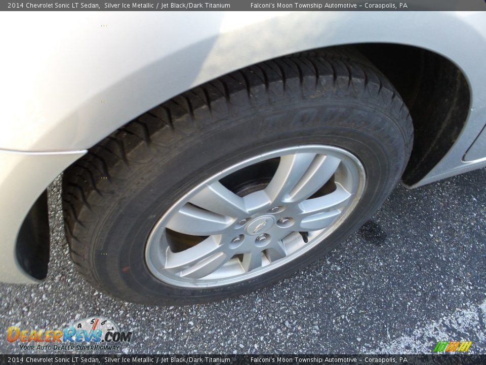 2014 Chevrolet Sonic LT Sedan Silver Ice Metallic / Jet Black/Dark Titanium Photo #5