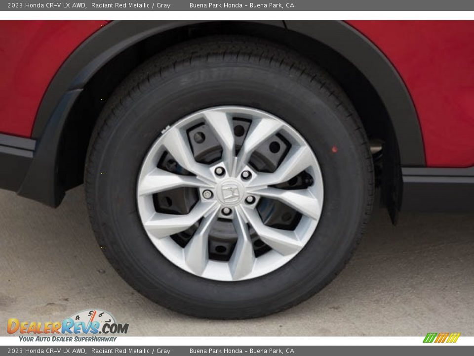 2023 Honda CR-V LX AWD Radiant Red Metallic / Gray Photo #10