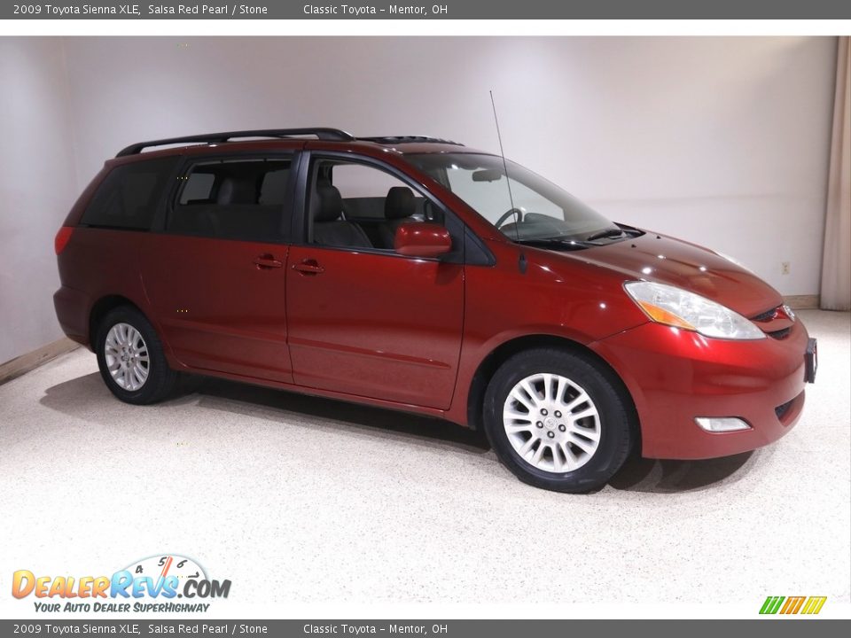 2009 Toyota Sienna XLE Salsa Red Pearl / Stone Photo #1