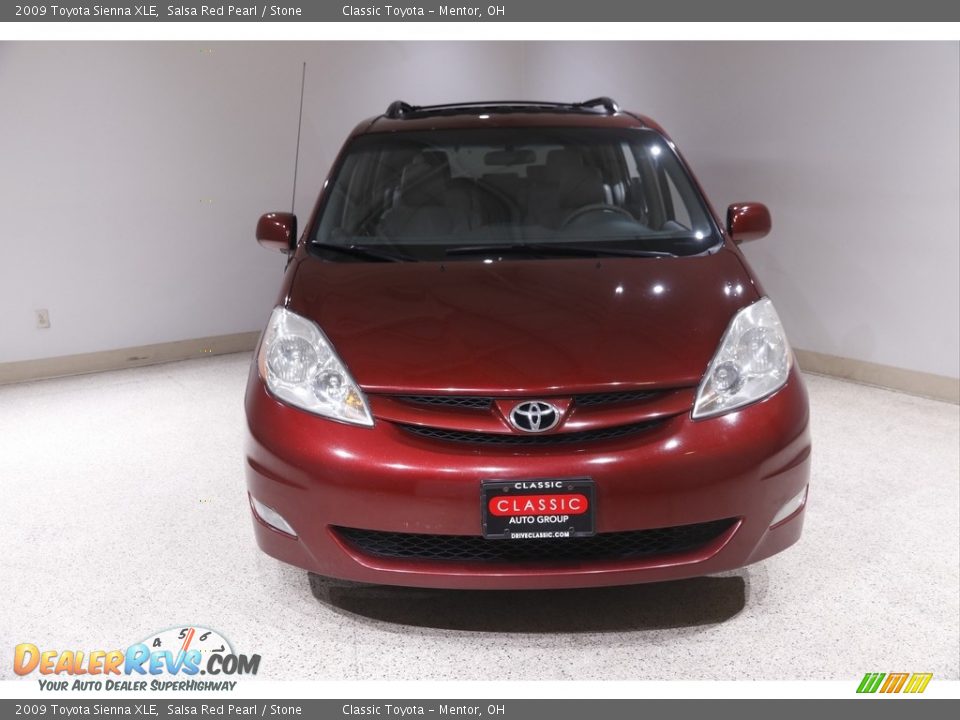 2009 Toyota Sienna XLE Salsa Red Pearl / Stone Photo #2