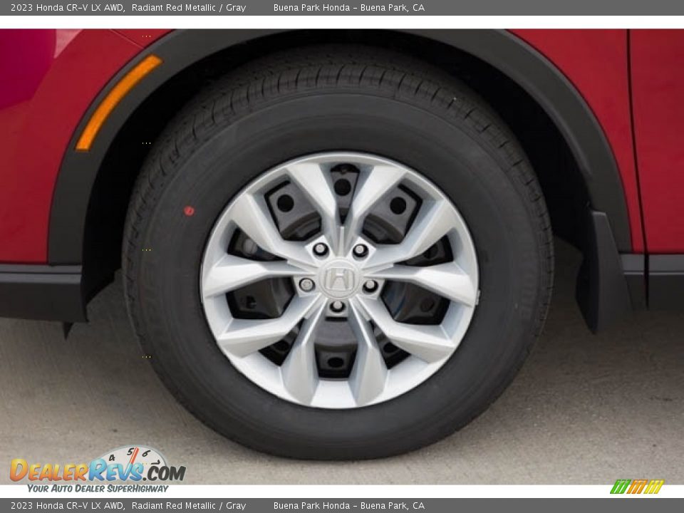 2023 Honda CR-V LX AWD Radiant Red Metallic / Gray Photo #13