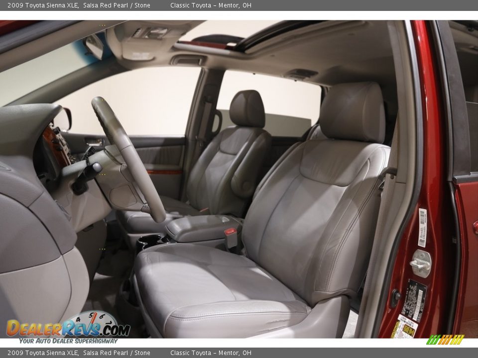 2009 Toyota Sienna XLE Salsa Red Pearl / Stone Photo #5