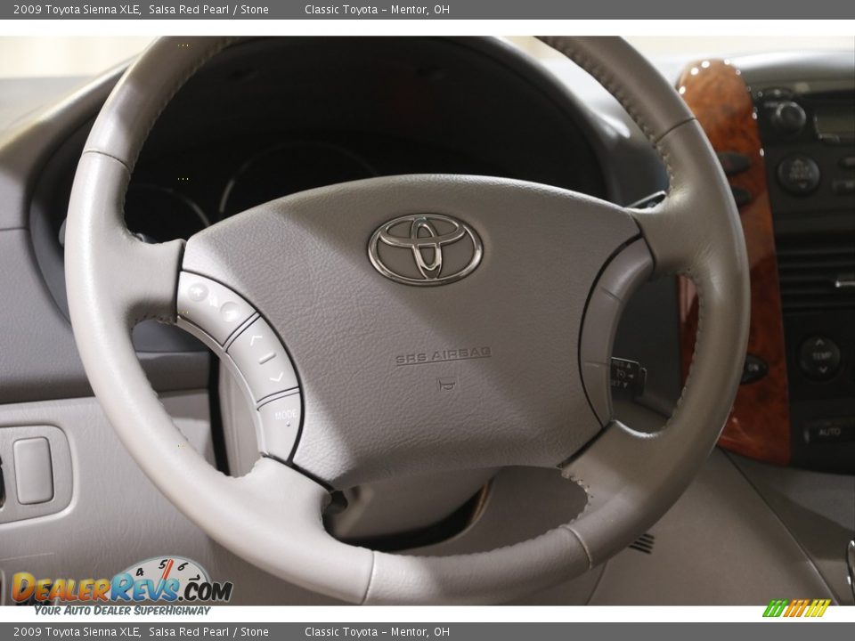 2009 Toyota Sienna XLE Salsa Red Pearl / Stone Photo #7