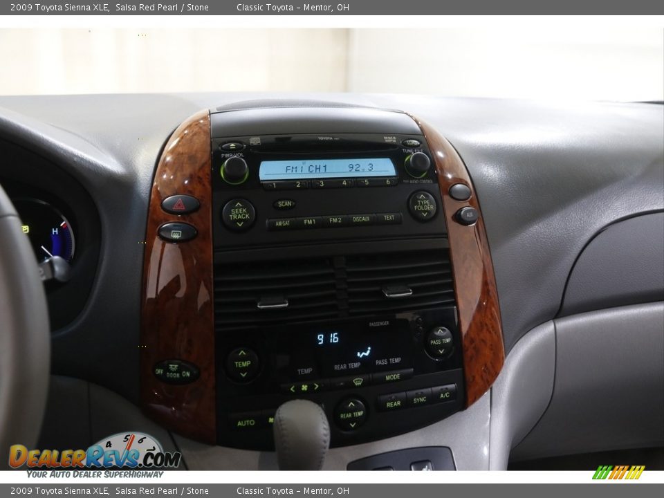 2009 Toyota Sienna XLE Salsa Red Pearl / Stone Photo #9
