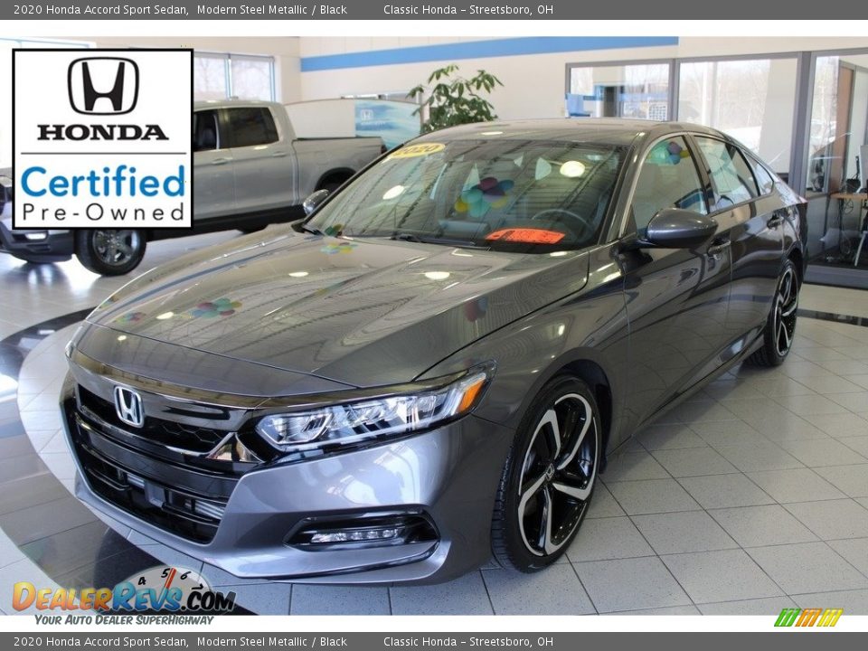 2020 Honda Accord Sport Sedan Modern Steel Metallic / Black Photo #1