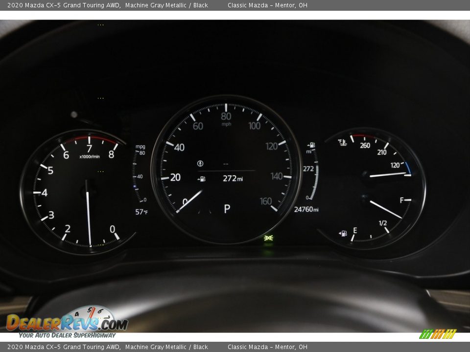 2020 Mazda CX-5 Grand Touring AWD Machine Gray Metallic / Black Photo #8