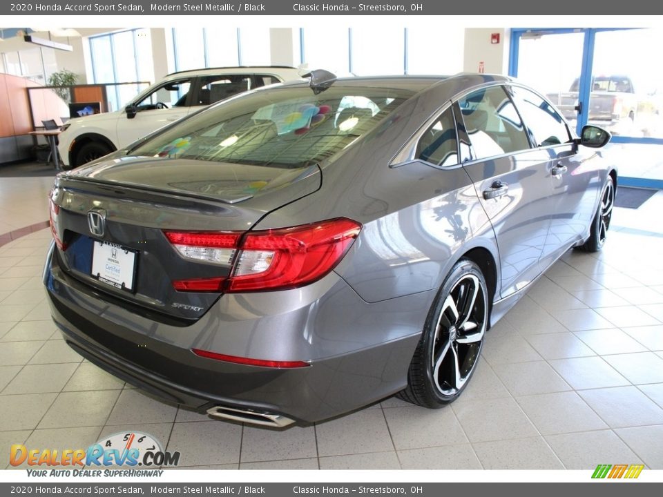 2020 Honda Accord Sport Sedan Modern Steel Metallic / Black Photo #7