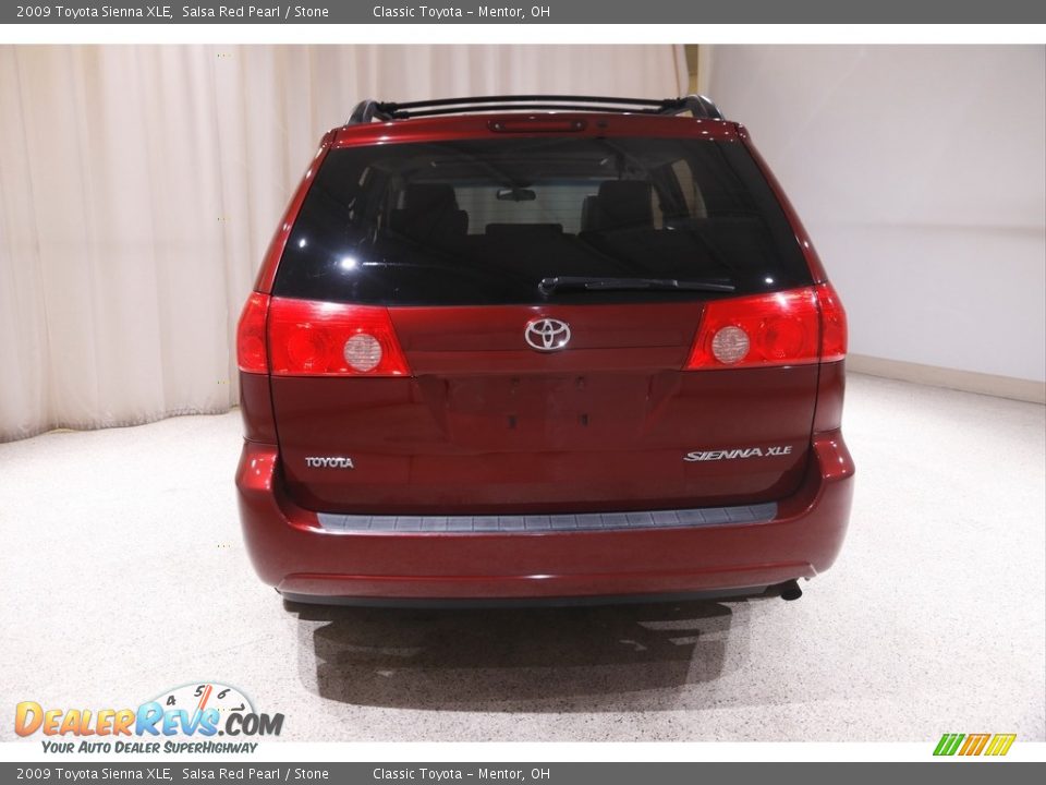2009 Toyota Sienna XLE Salsa Red Pearl / Stone Photo #19