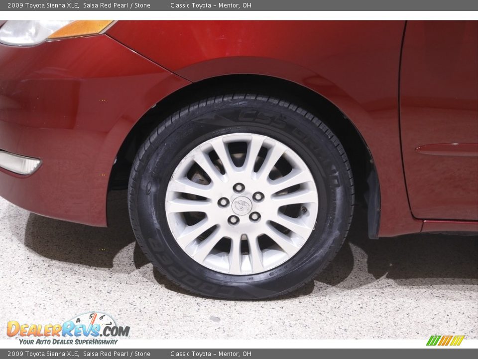 2009 Toyota Sienna XLE Salsa Red Pearl / Stone Photo #21