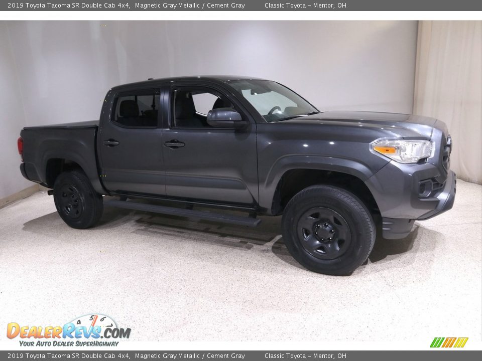 2019 Toyota Tacoma SR Double Cab 4x4 Magnetic Gray Metallic / Cement Gray Photo #1