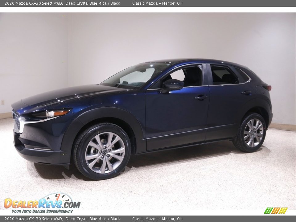2020 Mazda CX-30 Select AWD Deep Crystal Blue Mica / Black Photo #3