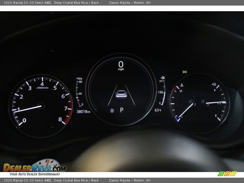 2020 Mazda CX-30 Select AWD Deep Crystal Blue Mica / Black Photo #8