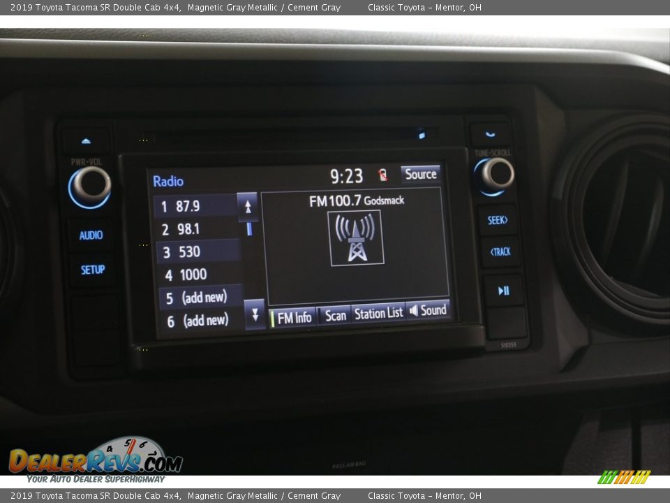 2019 Toyota Tacoma SR Double Cab 4x4 Magnetic Gray Metallic / Cement Gray Photo #10