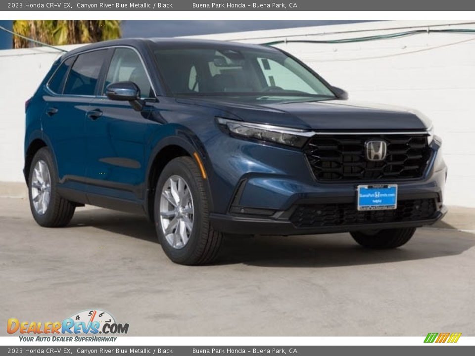 2023 Honda CR-V EX Canyon River Blue Metallic / Black Photo #1
