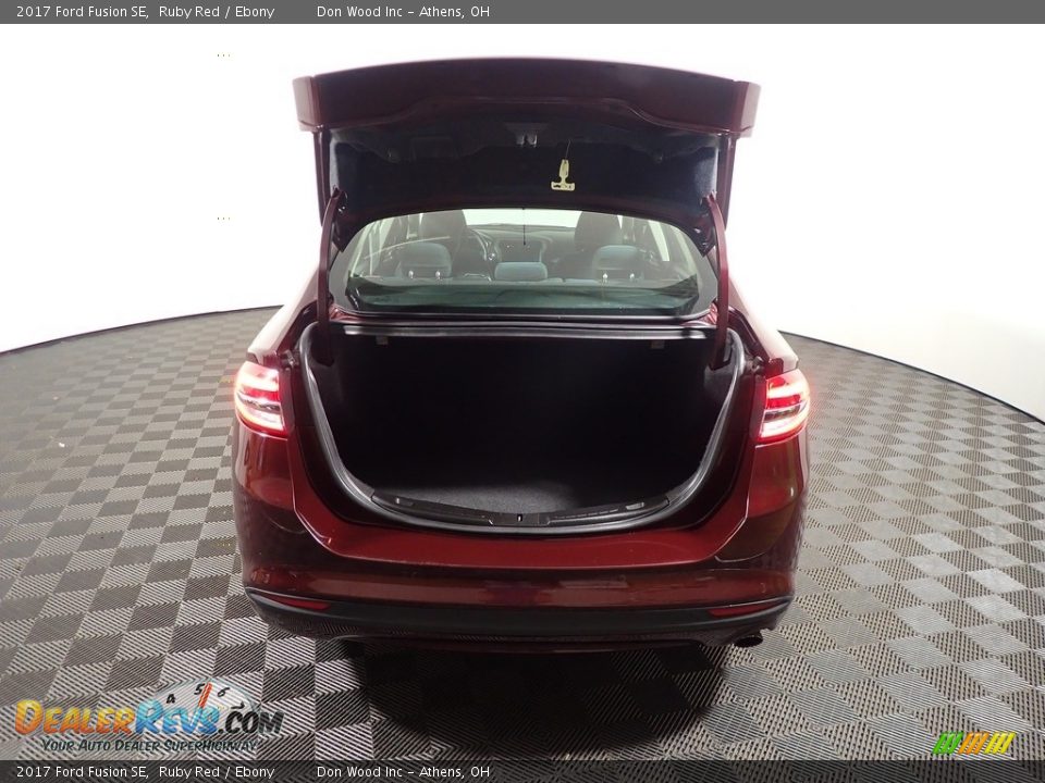 2017 Ford Fusion SE Ruby Red / Ebony Photo #12