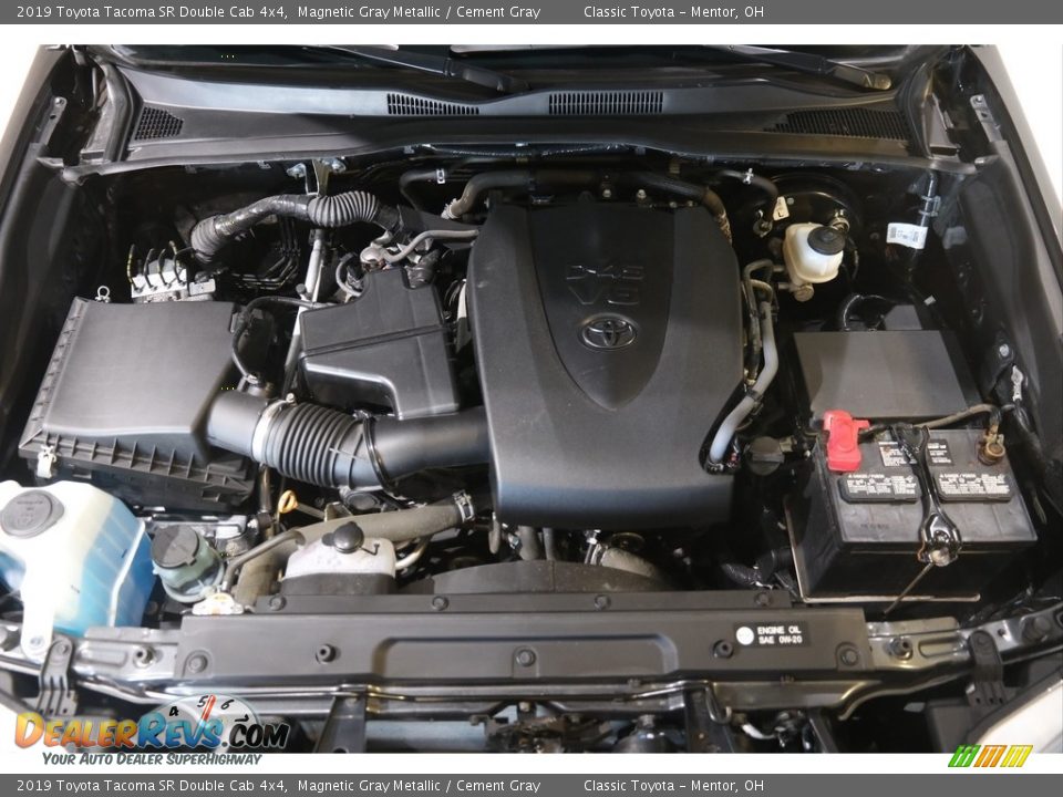 2019 Toyota Tacoma SR Double Cab 4x4 Magnetic Gray Metallic / Cement Gray Photo #18