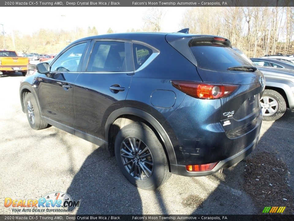 2020 Mazda CX-5 Touring AWD Deep Crystal Blue Mica / Black Photo #2