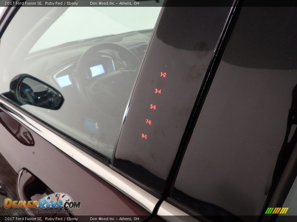 2017 Ford Fusion SE Ruby Red / Ebony Photo #16