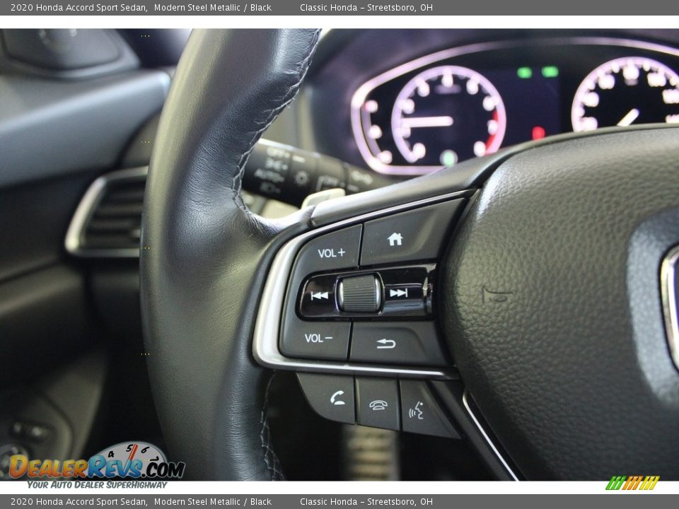 2020 Honda Accord Sport Sedan Modern Steel Metallic / Black Photo #30