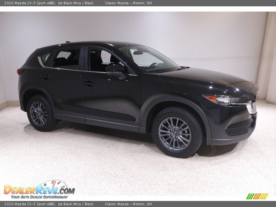 2020 Mazda CX-5 Sport AWD Jet Black Mica / Black Photo #1