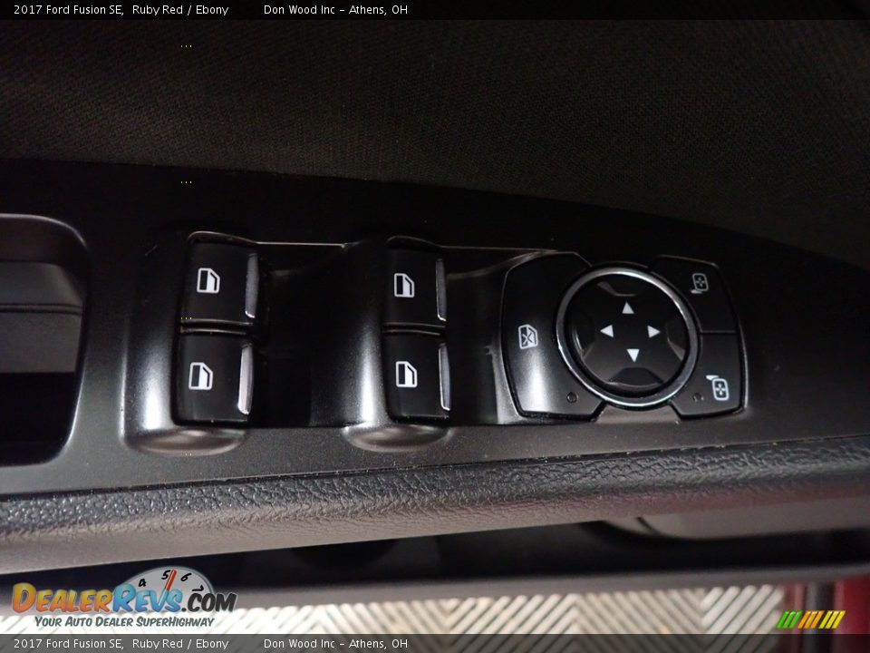 2017 Ford Fusion SE Ruby Red / Ebony Photo #18