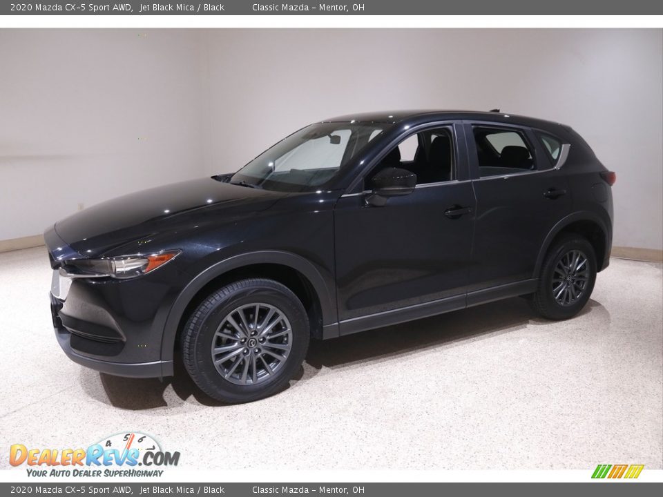 2020 Mazda CX-5 Sport AWD Jet Black Mica / Black Photo #3