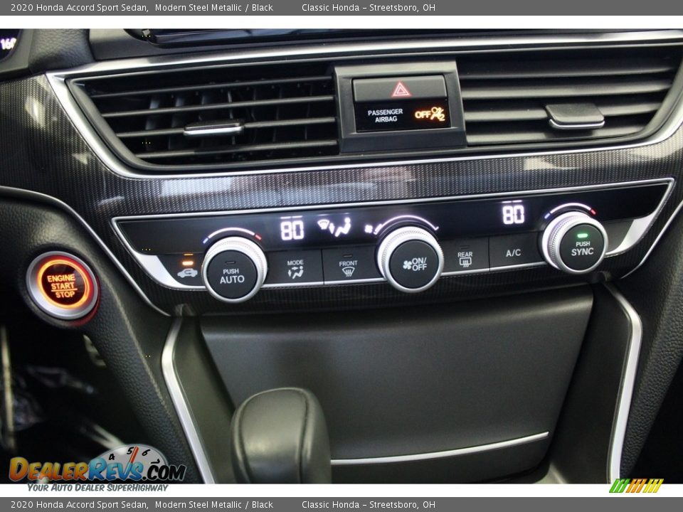 2020 Honda Accord Sport Sedan Modern Steel Metallic / Black Photo #34