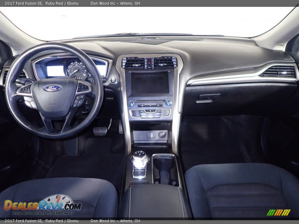2017 Ford Fusion SE Ruby Red / Ebony Photo #21