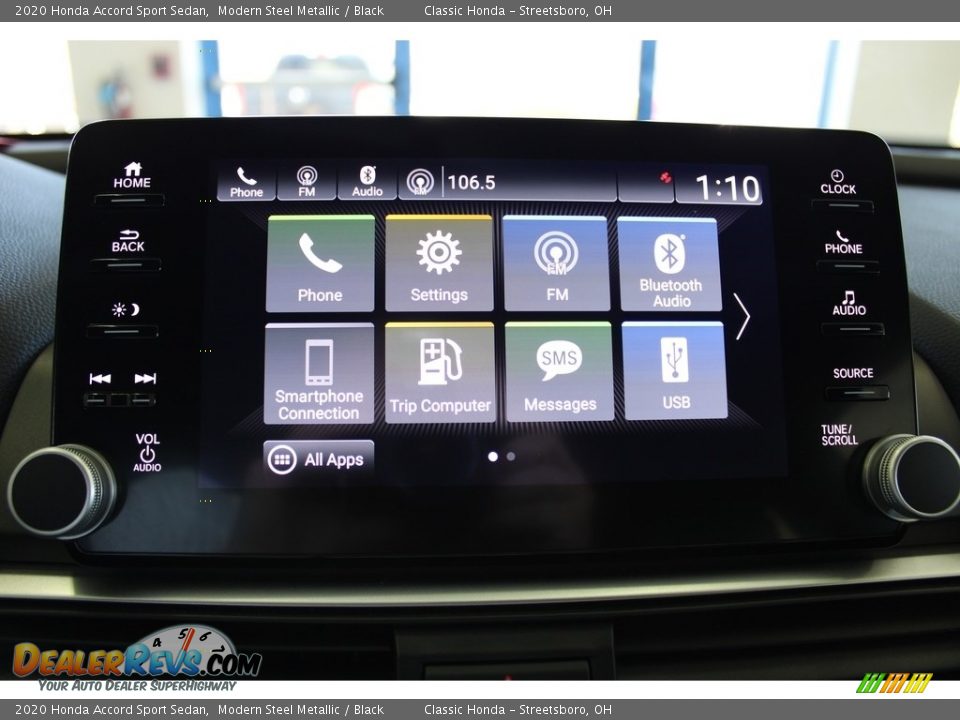 2020 Honda Accord Sport Sedan Modern Steel Metallic / Black Photo #35