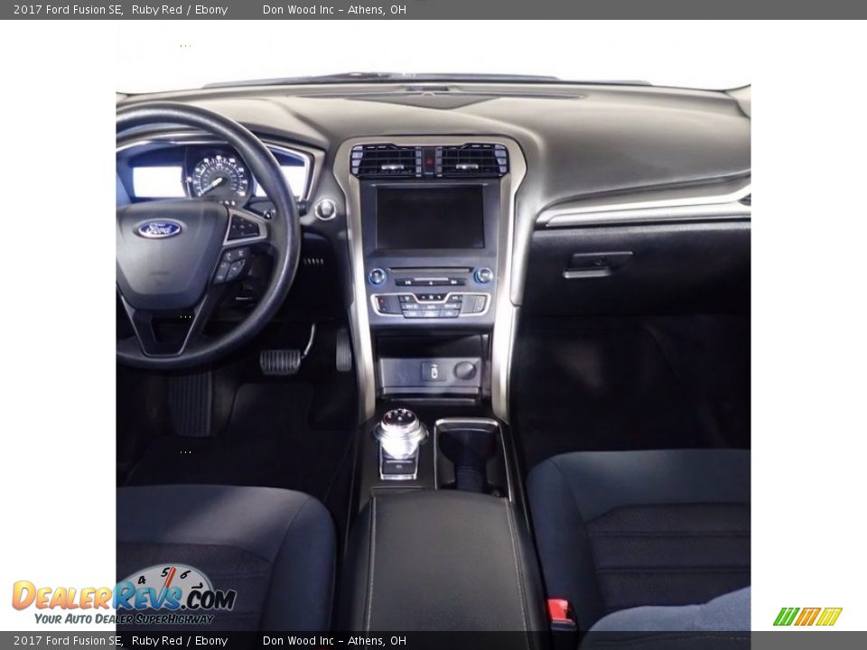 2017 Ford Fusion SE Ruby Red / Ebony Photo #22