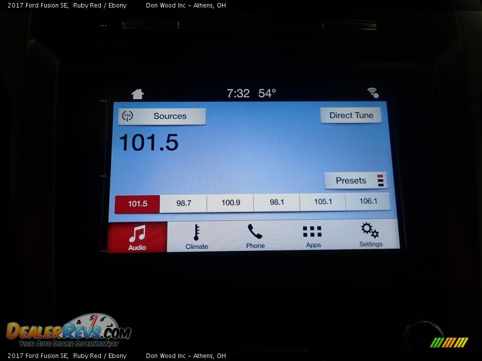 2017 Ford Fusion SE Ruby Red / Ebony Photo #23
