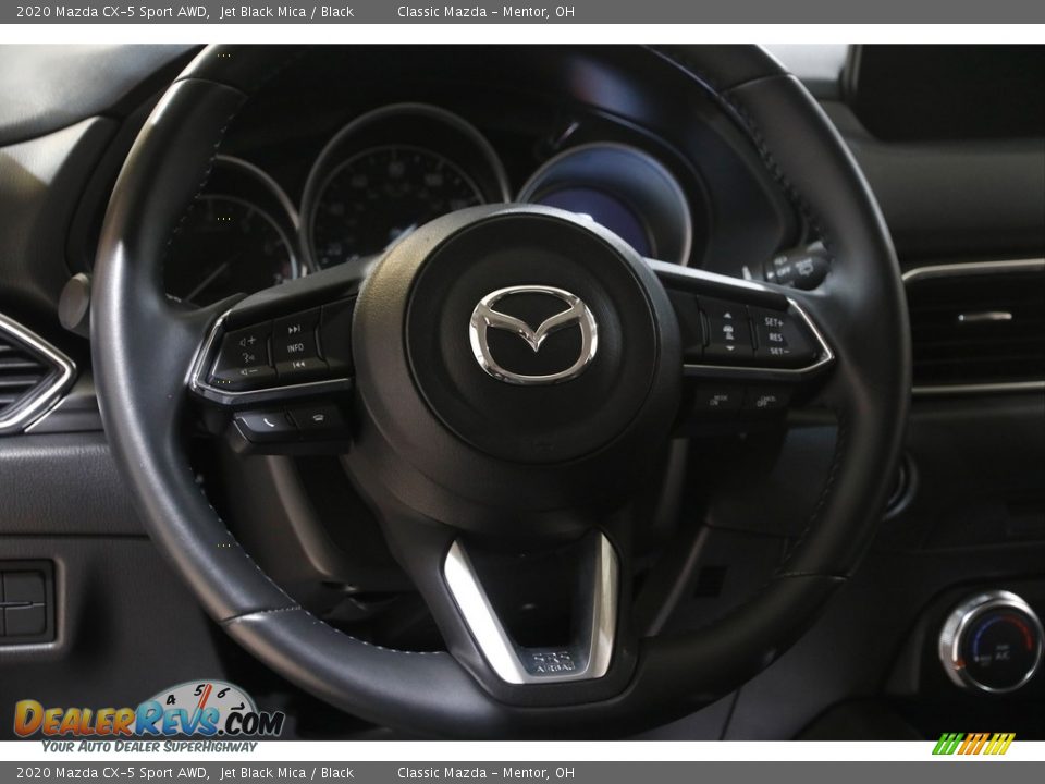 2020 Mazda CX-5 Sport AWD Jet Black Mica / Black Photo #7