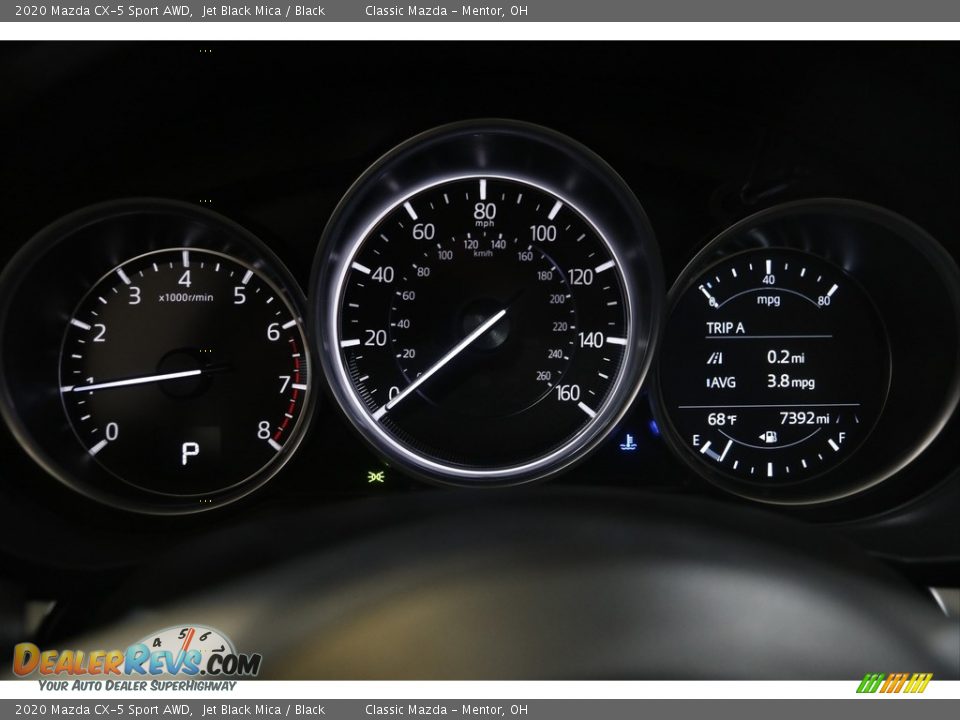 2020 Mazda CX-5 Sport AWD Jet Black Mica / Black Photo #8