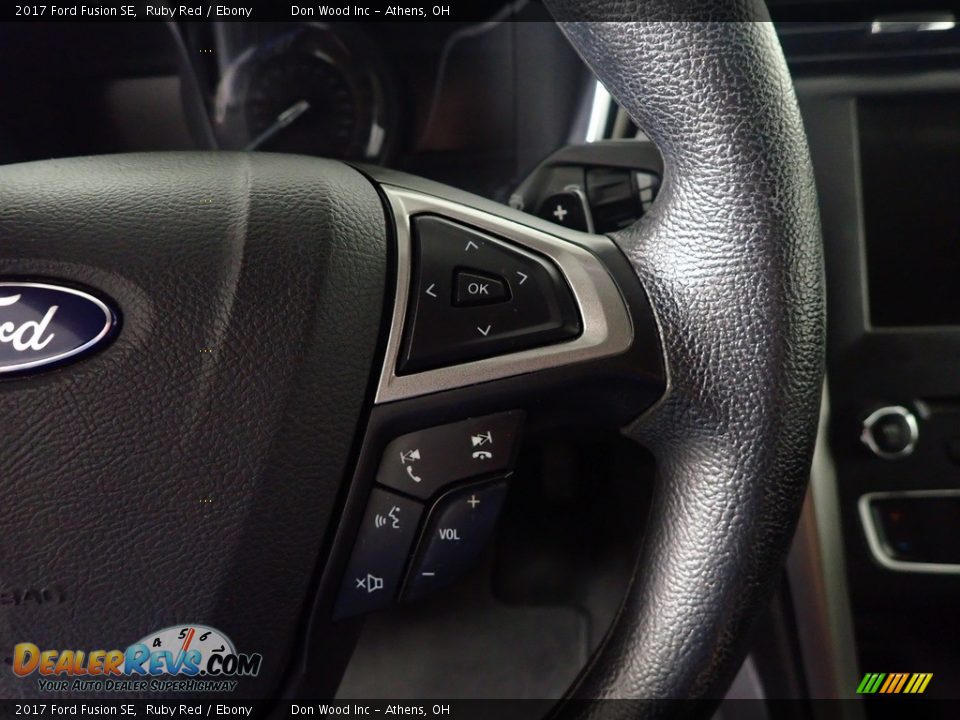 2017 Ford Fusion SE Ruby Red / Ebony Photo #26