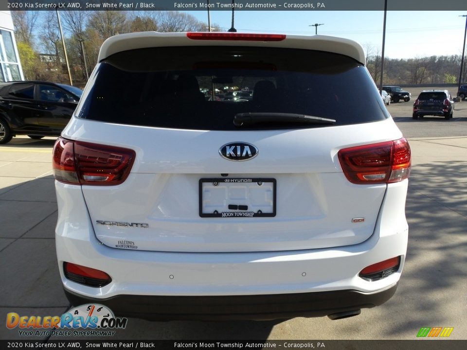 2020 Kia Sorento LX AWD Snow White Pearl / Black Photo #3