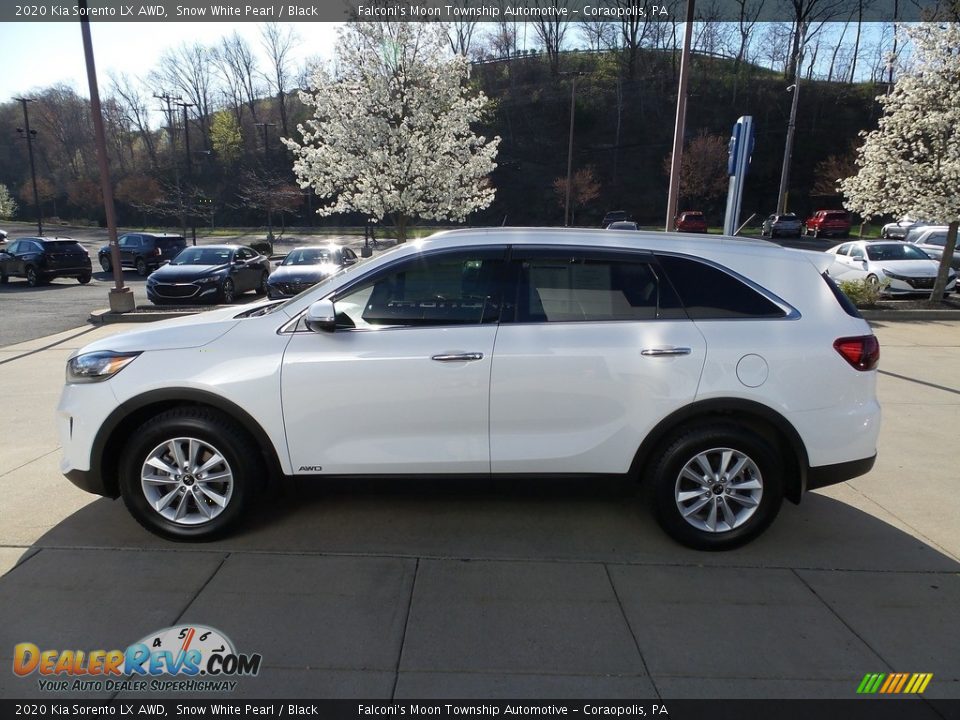 2020 Kia Sorento LX AWD Snow White Pearl / Black Photo #6