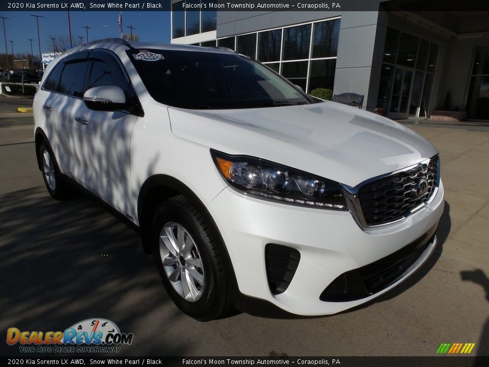 2020 Kia Sorento LX AWD Snow White Pearl / Black Photo #9